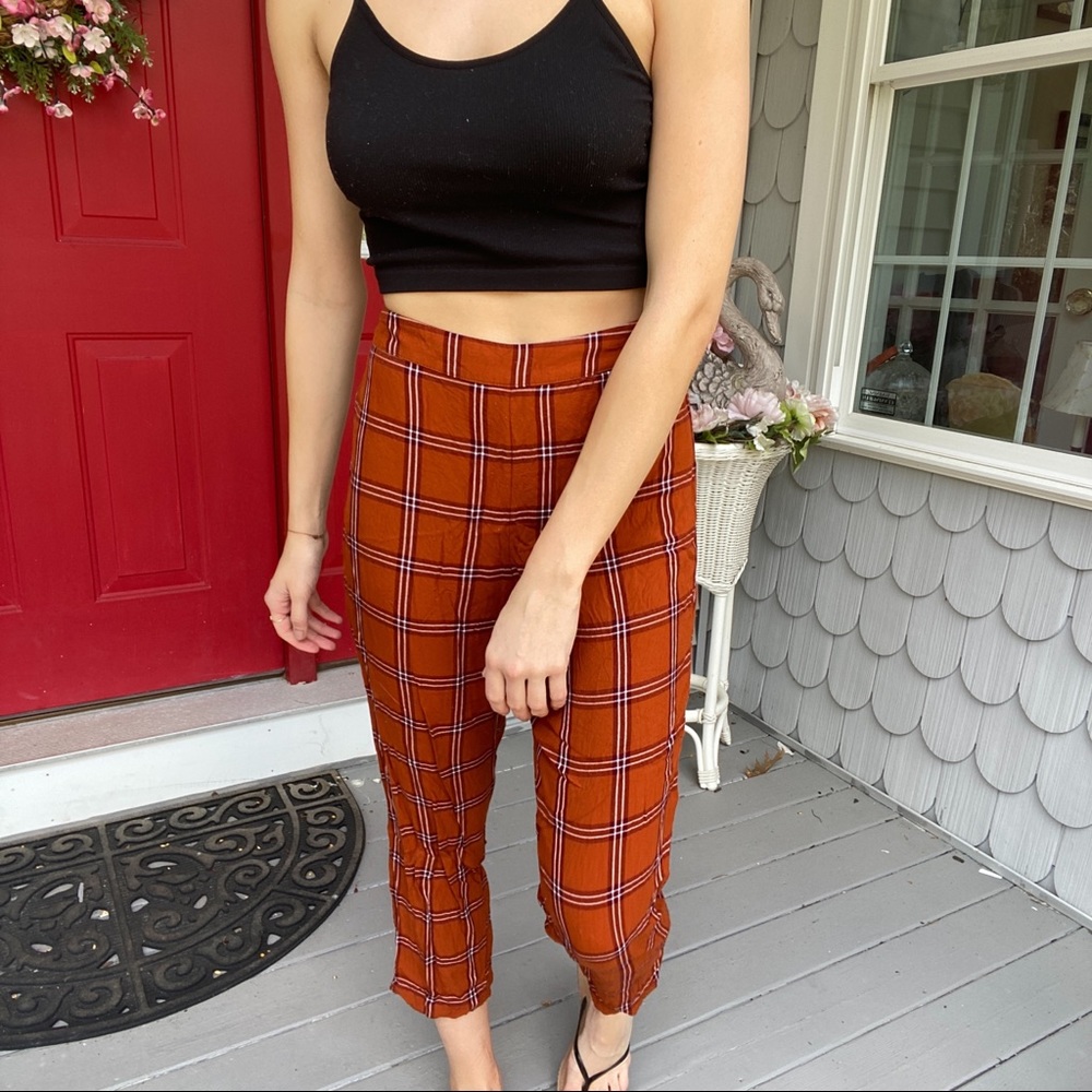 American Eagle Plaid Pants - Picture 3 of 3